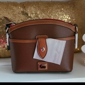 Camden Saffiano Domed Pocket Crossbody